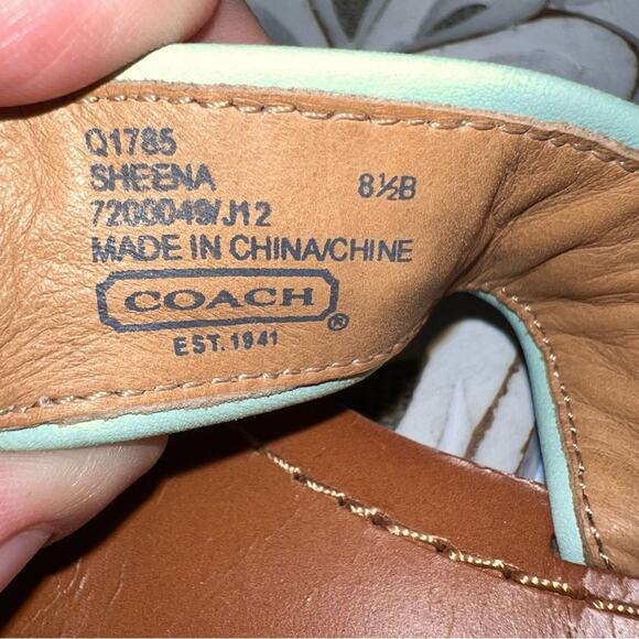 Coach Sheena Tassel Flip Flop Sandals Shoes Women’s 8.5 - Picture 4 of 9